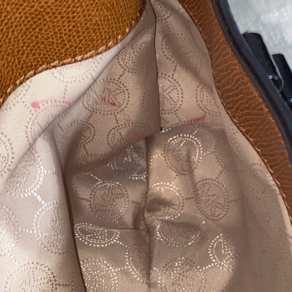*SOLD*MICHAEL Michael Kors Aubrey Satchel In Brown/Luggage - Picture 17 of 17